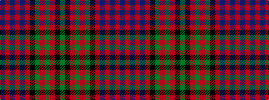 idealised woven sample of pattern BRBRBRKGRGRKG