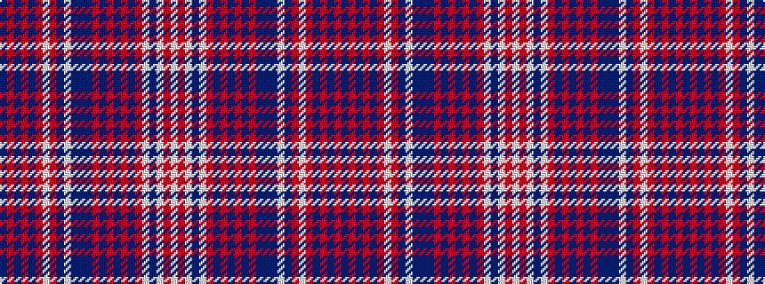 idealised woven sample of pattern BRBRBRWRBWBBBRBRBRBRWBWRW