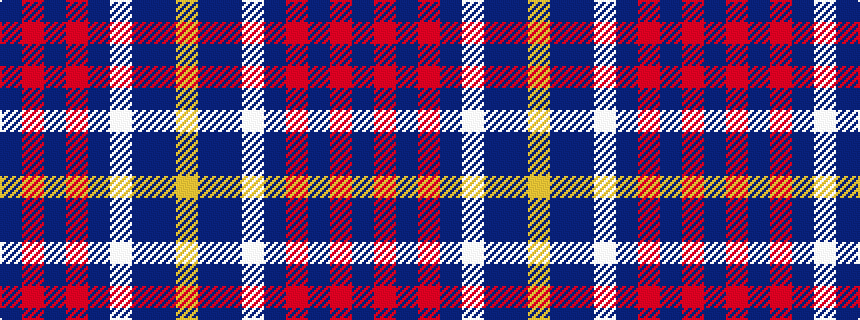 idealised woven sample of pattern BRBRBWBBY