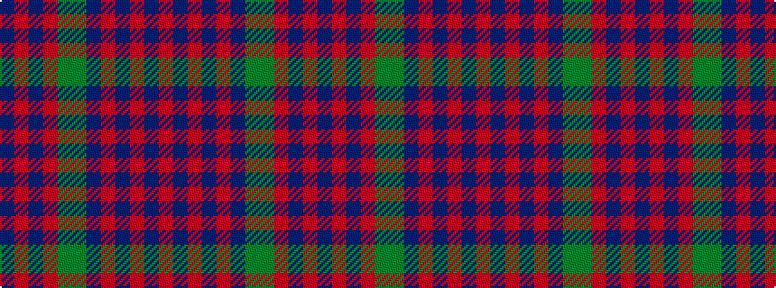 idealised woven sample of pattern BRBRGGBRBRBR