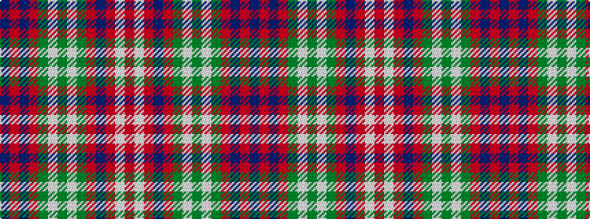 idealised woven sample of pattern BRBRGWGWGRBRWR