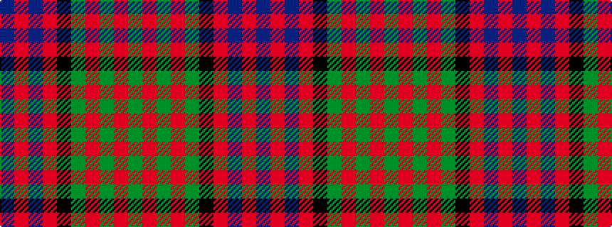 idealised woven sample of pattern BRBRKGRGRG