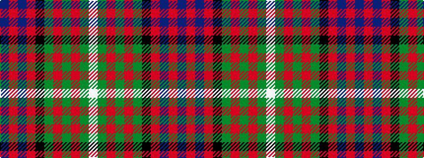 idealised woven sample of pattern BRBRKGRGRGW