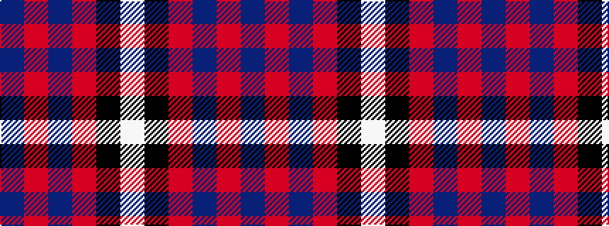 idealised woven sample of pattern BRBRKW