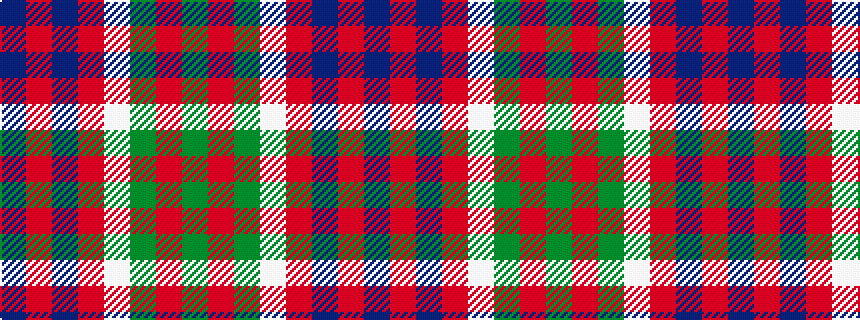 idealised woven sample of pattern BRBRWGRG