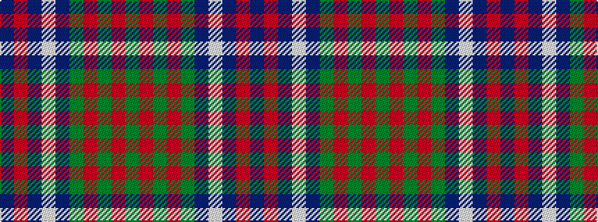 idealised woven sample of pattern BRBWBGRGRG