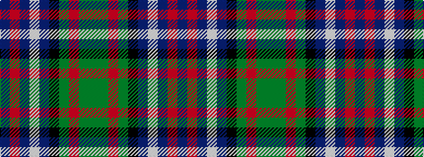 idealised woven sample of pattern BRBWBKGRGG