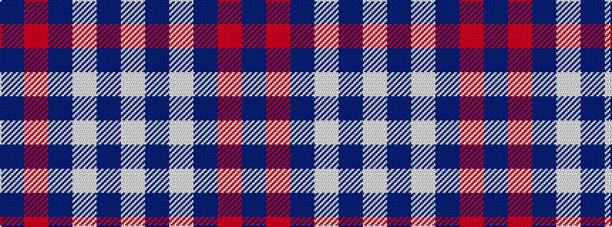 idealised woven sample of pattern BRBWBW
