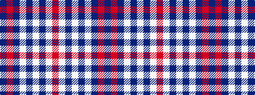 idealised woven sample of pattern BRBWBWBWR