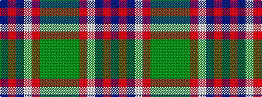 idealised woven sample of pattern BRBWRGGG