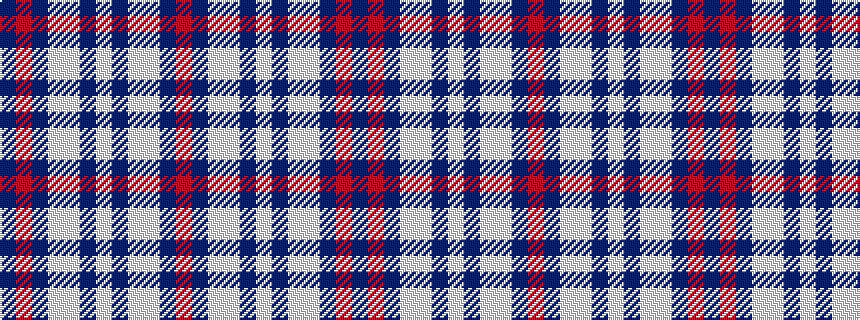 idealised woven sample of pattern BRBWWBWBWWBR