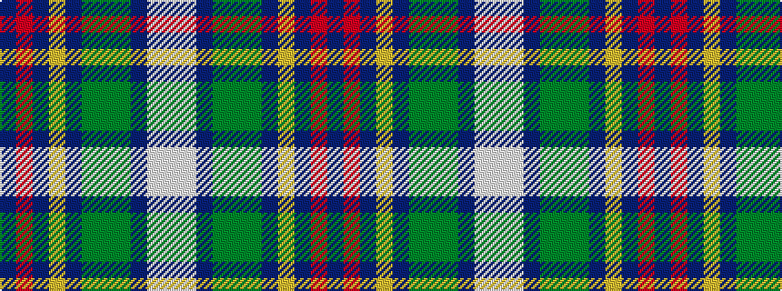 idealised woven sample of pattern BRBYBGGGBWW