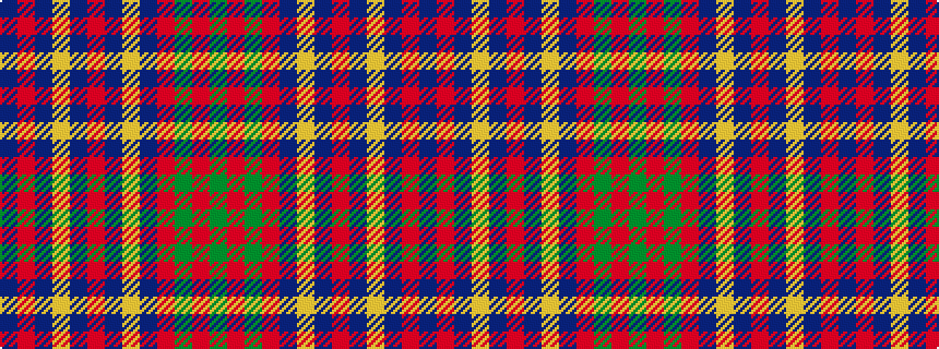 idealised woven sample of pattern BRBYBRBYBRGRG