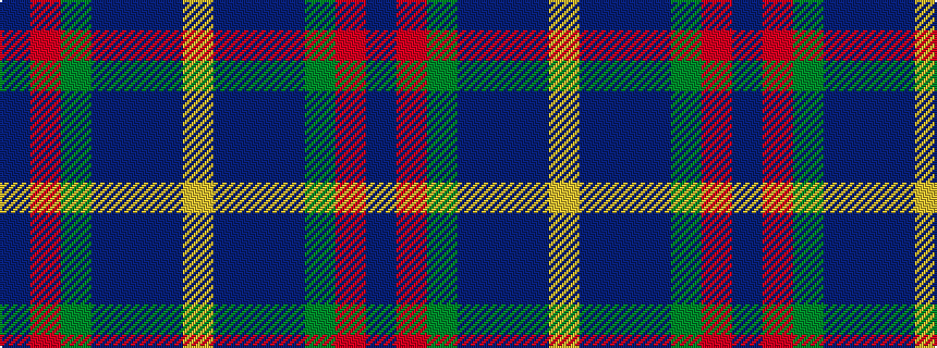 idealised woven sample of pattern BRGBBBY