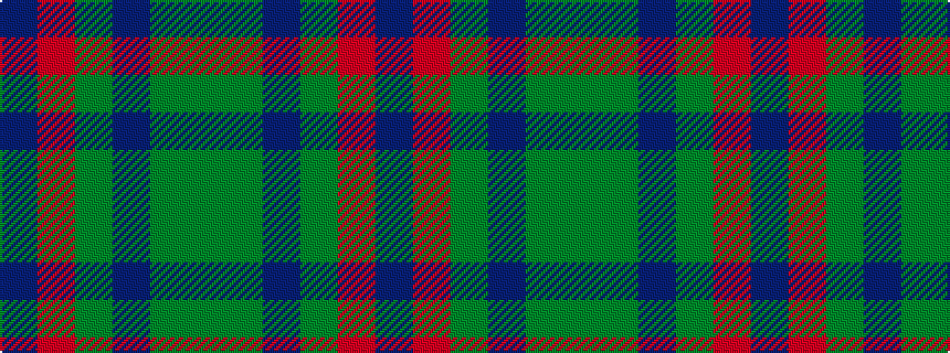 idealised woven sample of pattern BRGBGG
