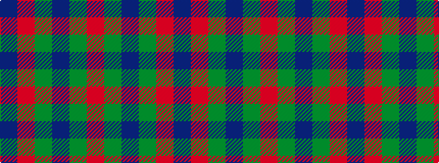 idealised woven sample of pattern BRGBGR