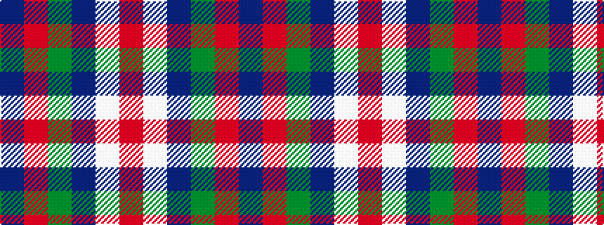 idealised woven sample of pattern BRGBWR