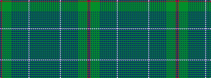 idealised woven sample of pattern BRGGGGGGGGGGBGBGBGBGBGBGBGBGBWBGBGBGBGBGBGBGBG