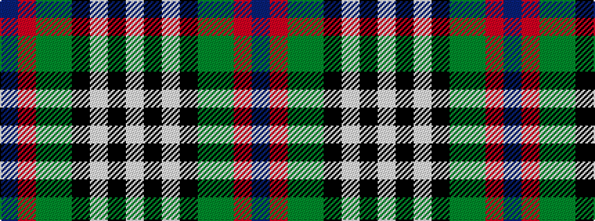 idealised woven sample of pattern BRGGKWKW