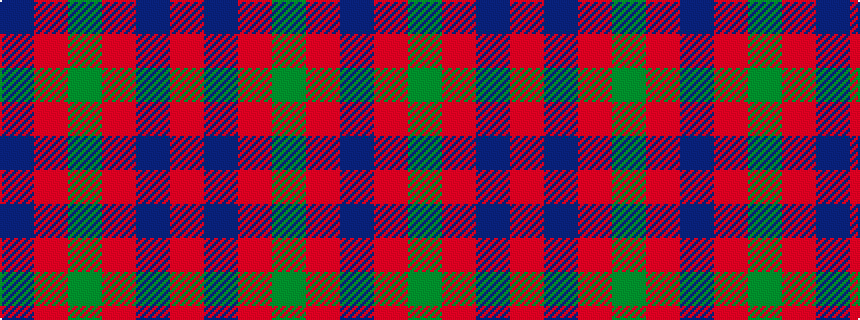 idealised woven sample of pattern BRGRBR