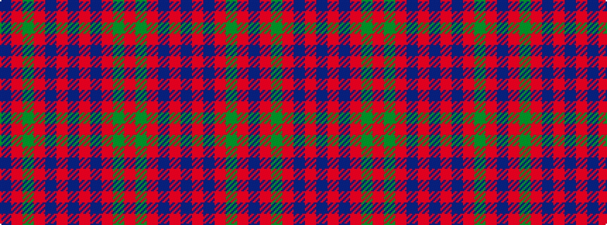idealised woven sample of pattern BRGRBRBRBRGR