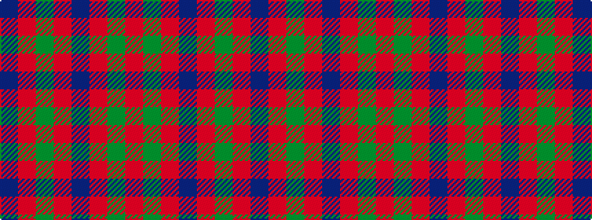 idealised woven sample of pattern BRGRBRGR