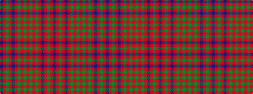 idealised woven sample of pattern BRGRBRGRGRGRGRBRGRB