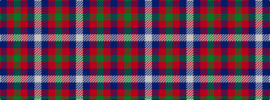 idealised woven sample of pattern BRGRBWBRG