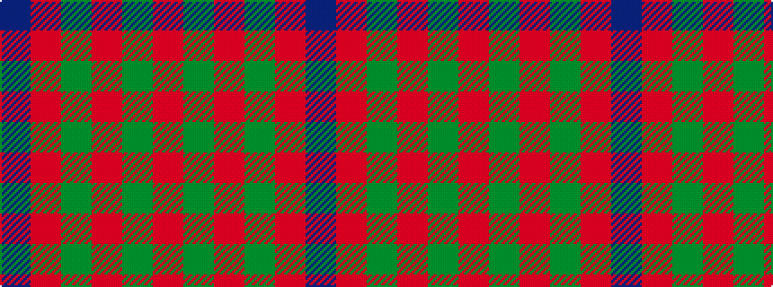 idealised woven sample of pattern BRGRGR