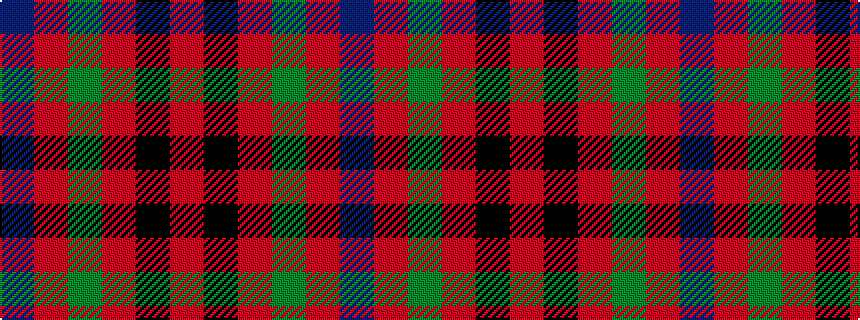 idealised woven sample of pattern BRGRKR