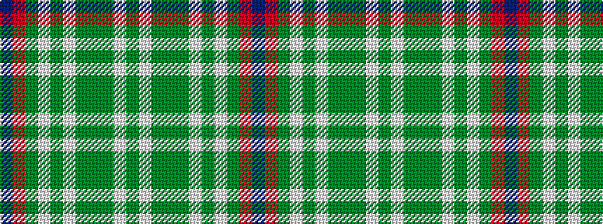 idealised woven sample of pattern BRGWGWGGGWG