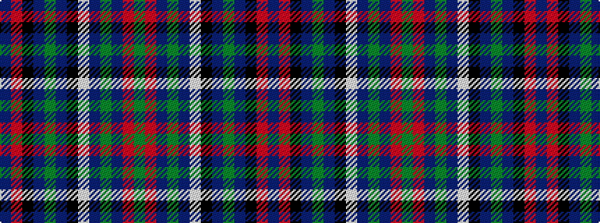 idealised woven sample of pattern BRKBGBKWBGBRG