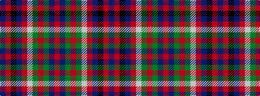 idealised woven sample of pattern BRKBRWGRGBR