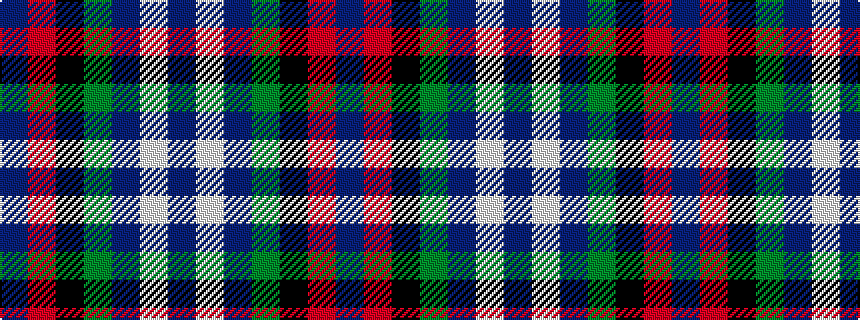 idealised woven sample of pattern BRKGBWB