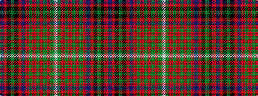 idealised woven sample of pattern BRKGKRBRGRGRGRGW