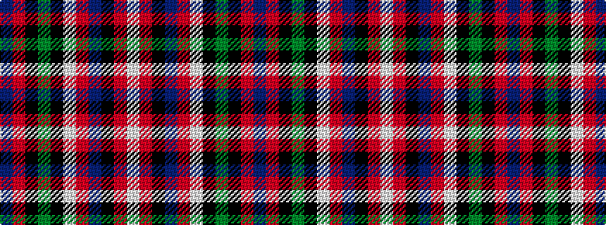 idealised woven sample of pattern BRKGKWRBKRW
