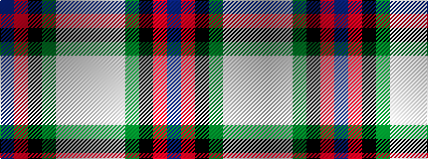 idealised woven sample of pattern BRKGWWW