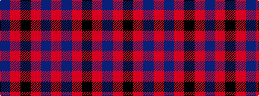 idealised woven sample of pattern BRKRBR