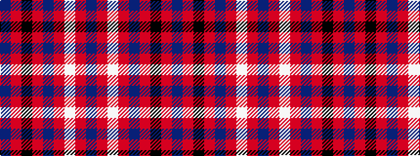 idealised woven sample of pattern BRKRBRWRB