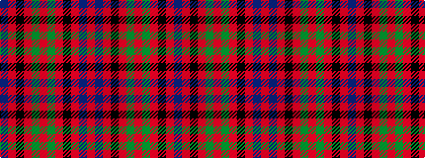 idealised woven sample of pattern BRKRGRGRKRBR