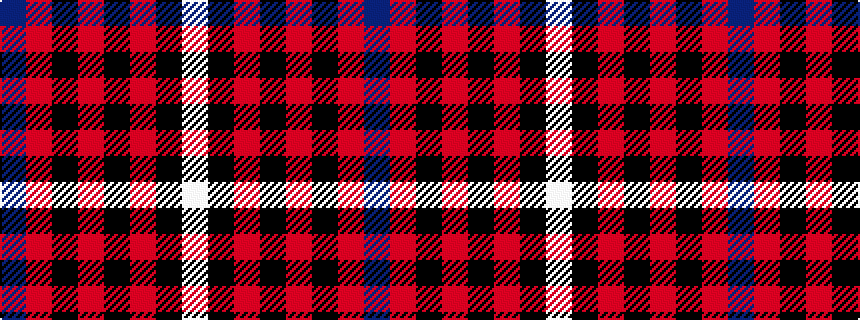 idealised woven sample of pattern BRKRKRKW