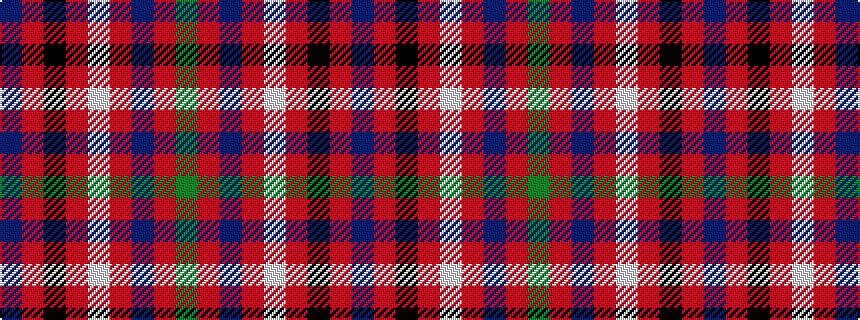 idealised woven sample of pattern BRKRWRBRG