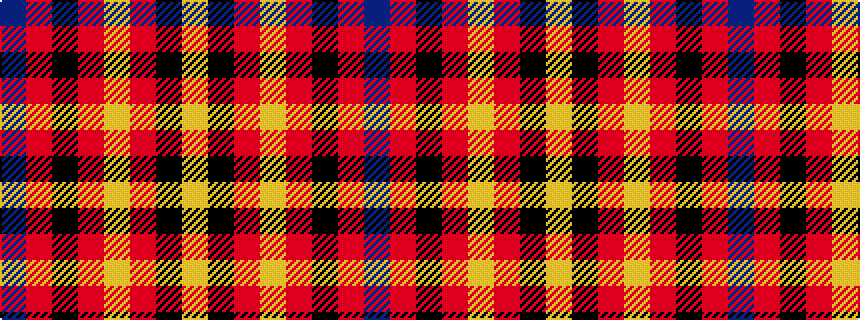 idealised woven sample of pattern BRKRYRKY