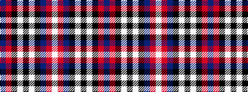 idealised woven sample of pattern BRKWKWKBRW