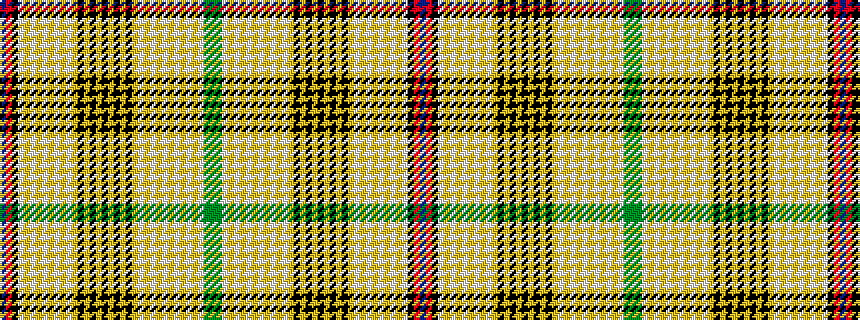 idealised woven sample of pattern BRKWYWYWYWYWYKYKYKYKYKYWYWYWYWYWYWGG