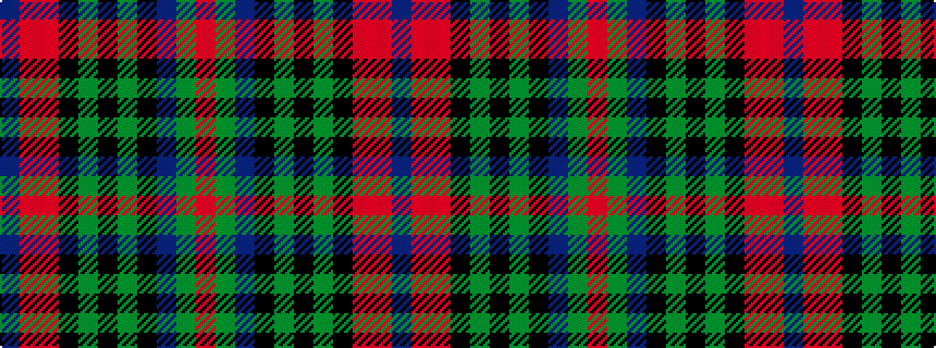 idealised woven sample of pattern BRRKGKGKBGR