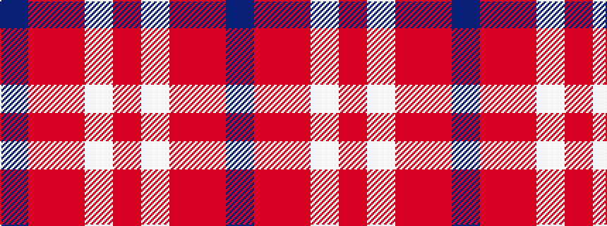 idealised woven sample of pattern BRRWR