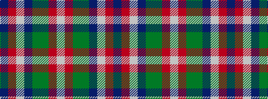 idealised woven sample of pattern BRWBGGRW
