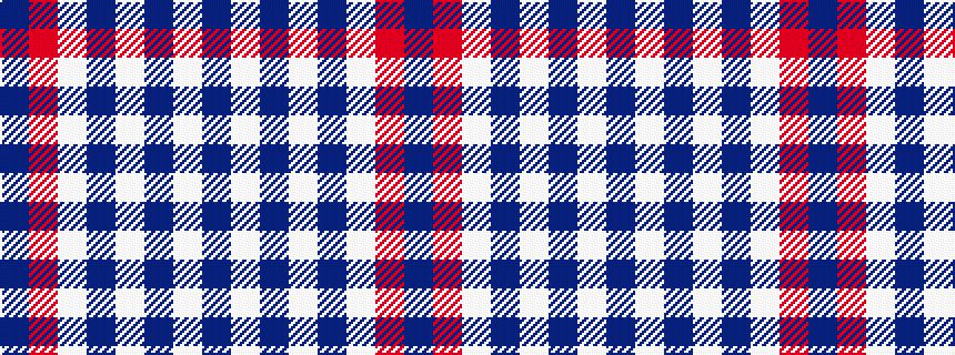 idealised woven sample of pattern BRWBWBWB