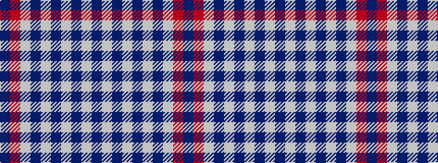 idealised woven sample of pattern BRWBWBWBWB